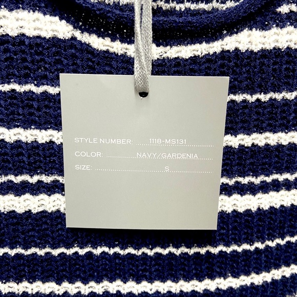 NWT Marled Reunited Clothing Striped Knit Yarn Tank- S - Picture 5 of 11